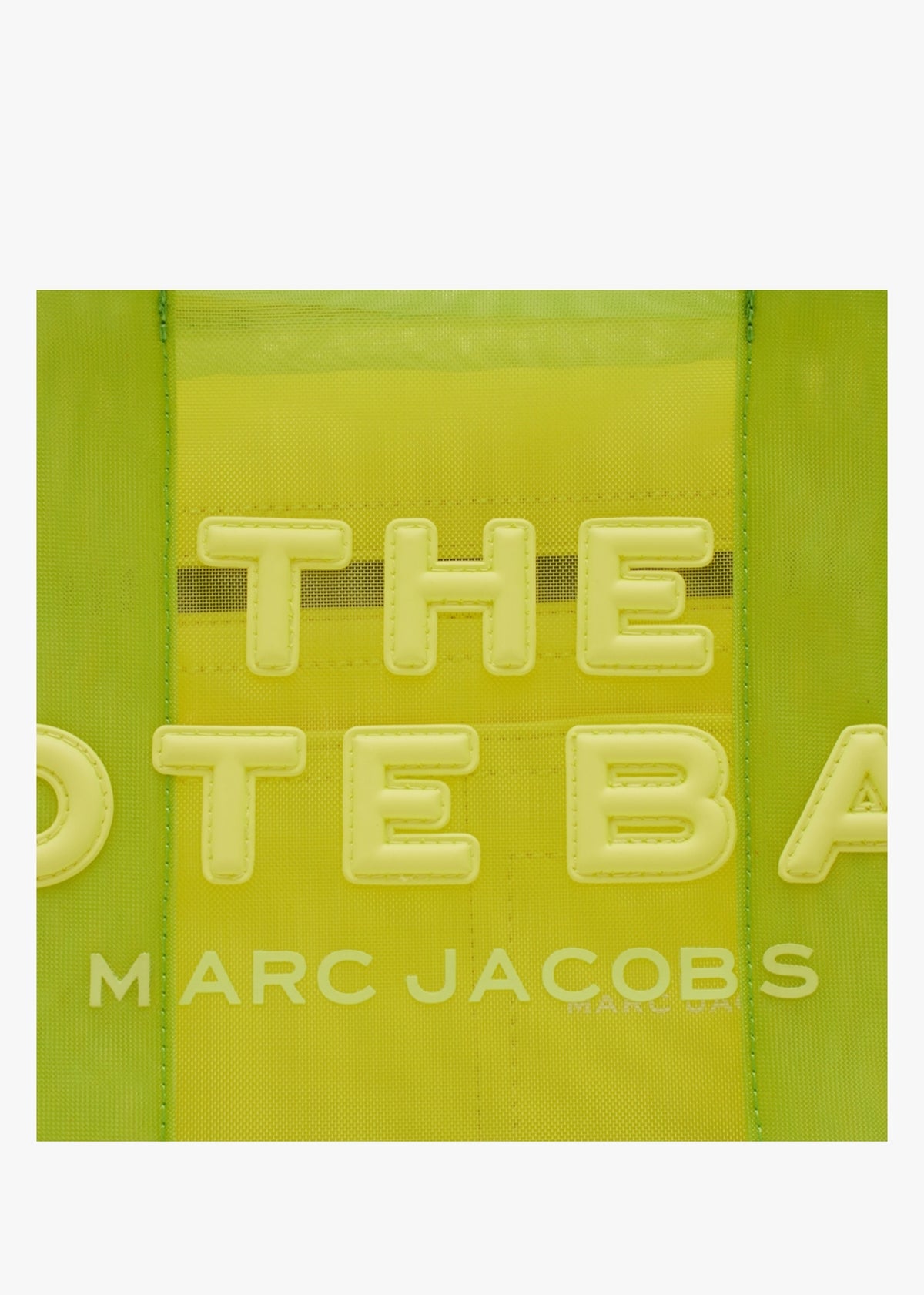 The Mesh Medium Bright Green Tote Bag