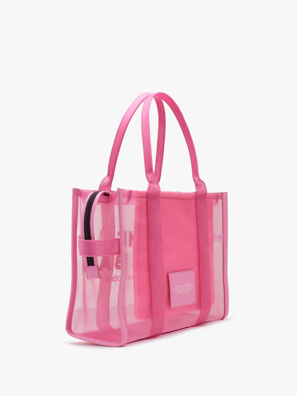 The Mesh Large Candy Pink Tote Bag
