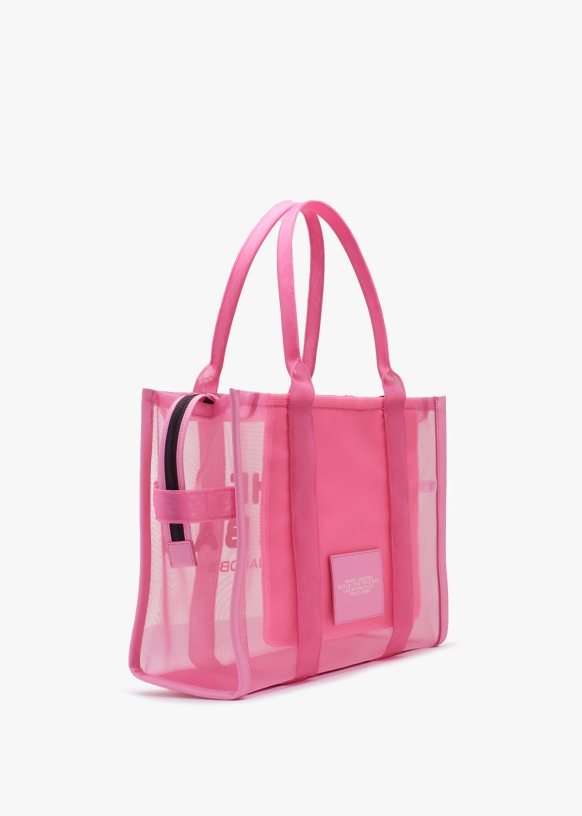 The Mesh Large Candy Pink Tote Bag
