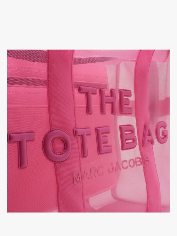 The Mesh Large Candy Pink Tote Bag