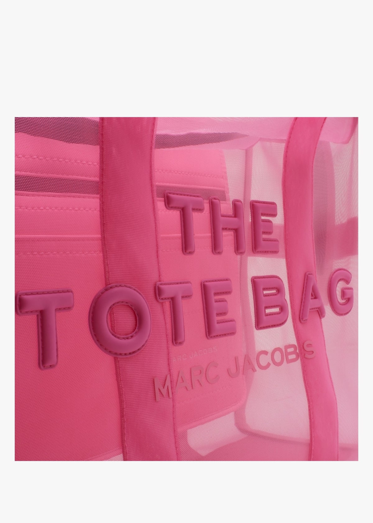 The Mesh Large Candy Pink Tote Bag