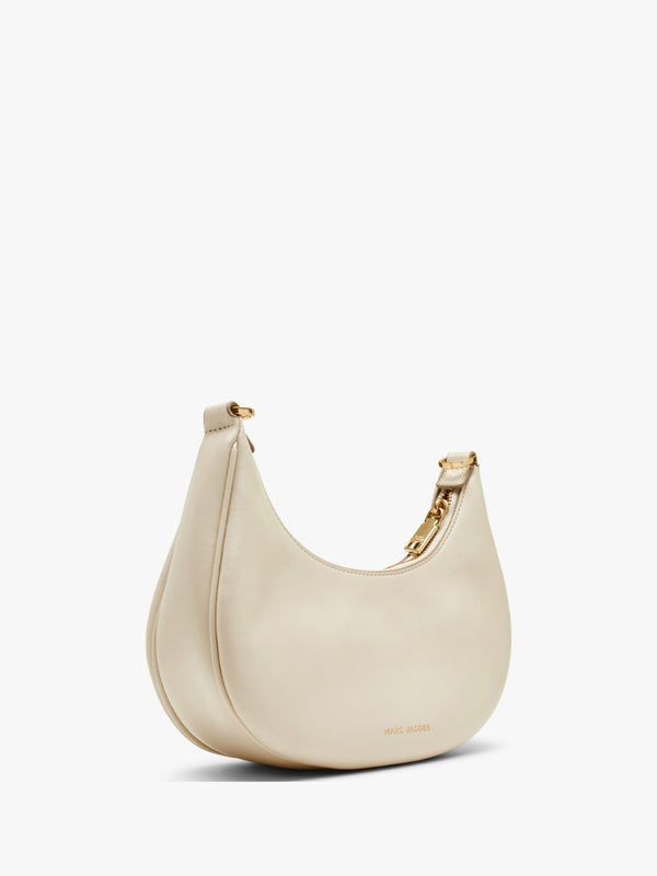 The Curve Cloud White Leather Shoulder Bag