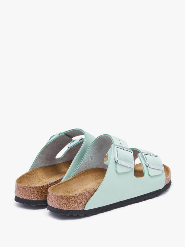 Arizona Soft Footbed Matcha Leather Two Bar Mules