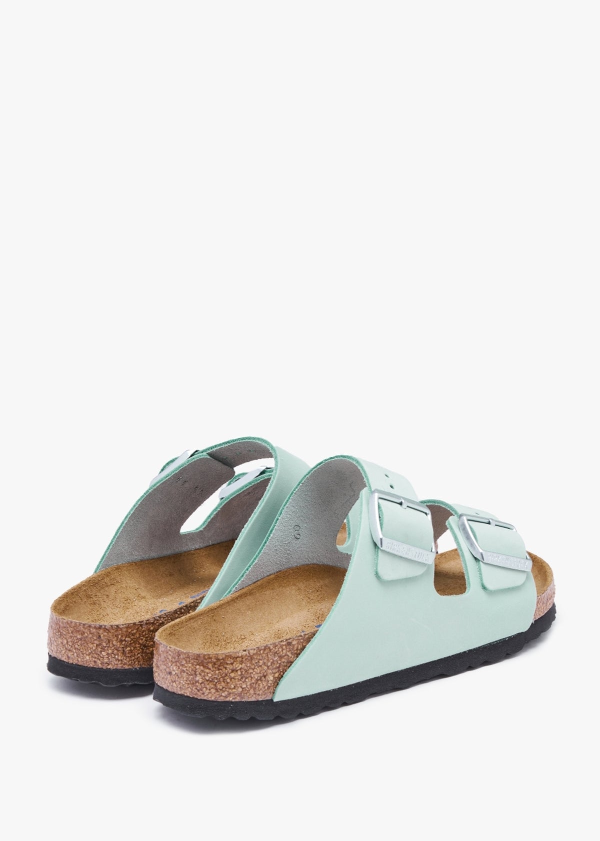 Arizona Soft Footbed Matcha Leather Two Bar Mules