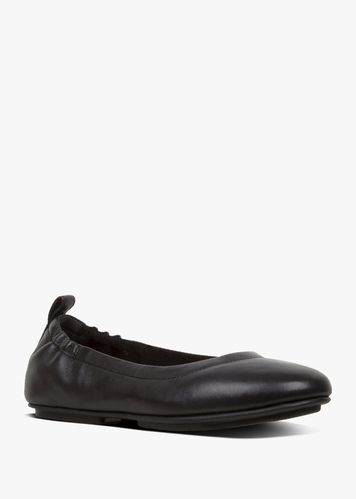 Allegro Black Soft Leather Ballet Pumps