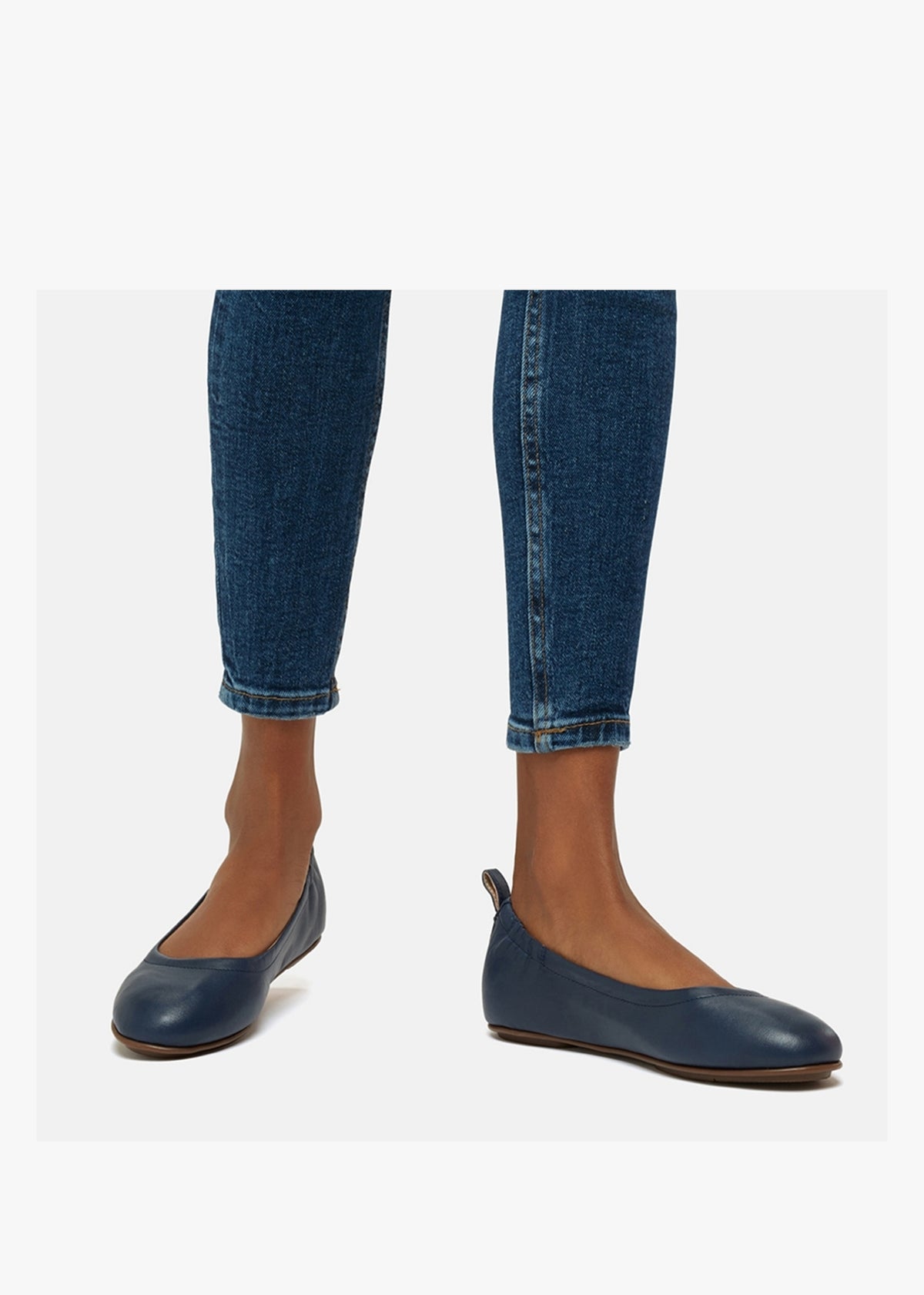 Allegro Midnight Navy Soft Leather Ballet Pumps