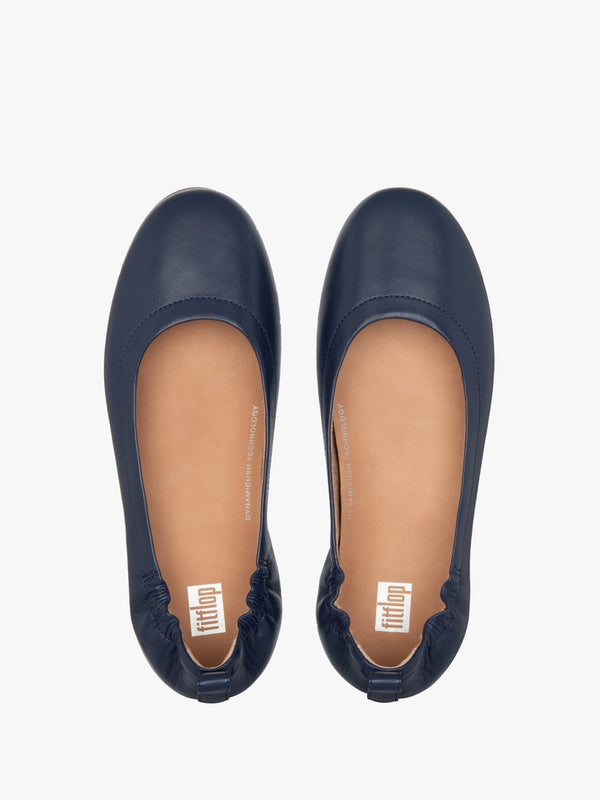 Allegro Midnight Navy Soft Leather Ballet Pumps