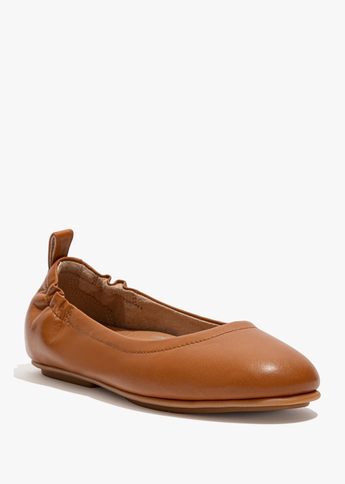 Allegro Light Tan Soft Leather Ballet Pumps