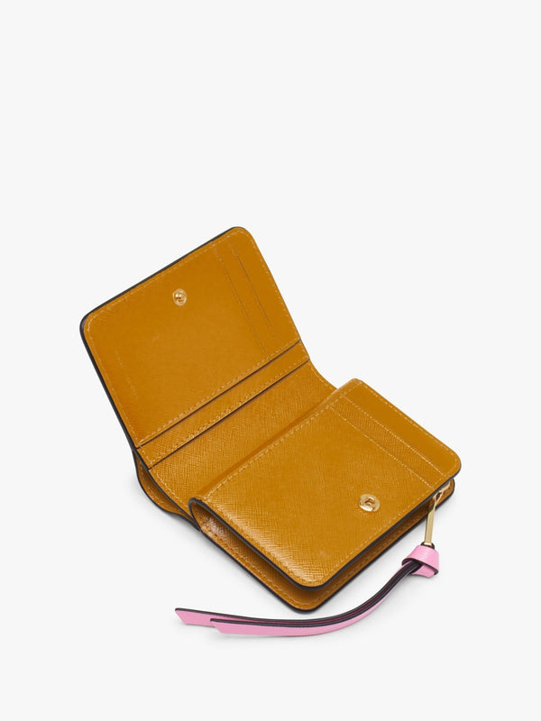 The Mini Compact Rose Multi Leather Wallet