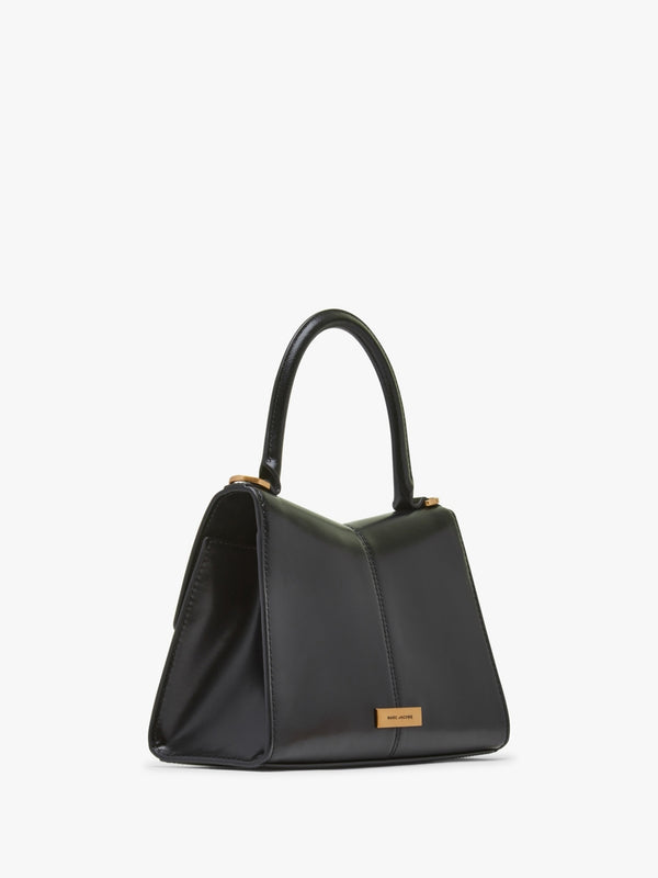 The ST. Marc Top Handle Black Leather Bag