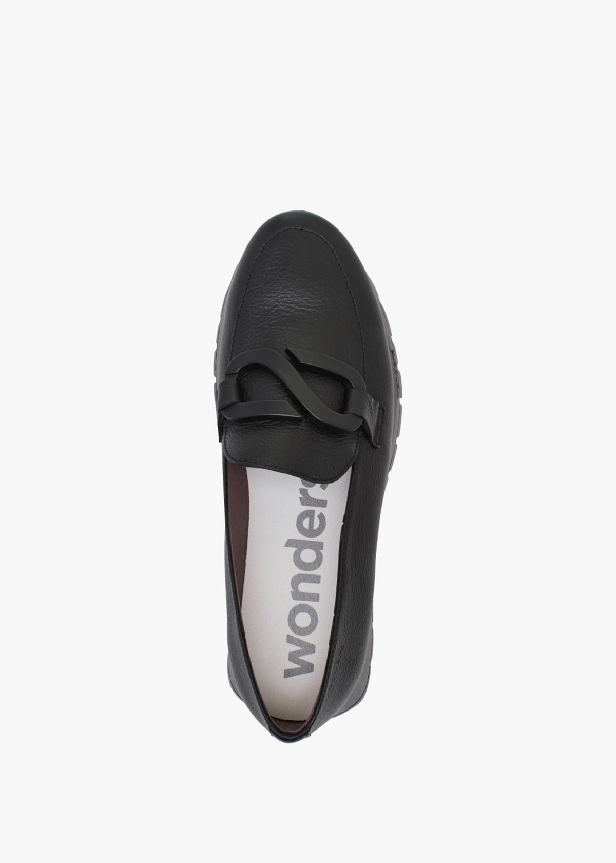 Wild Black Leather Loafers