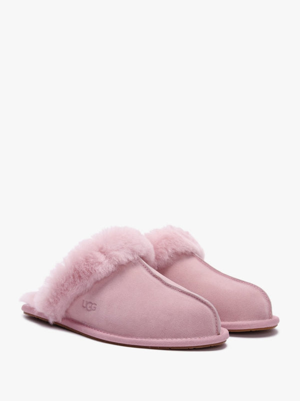 Women's Scuffette II Pink Crystal Suede Shearling Slippers