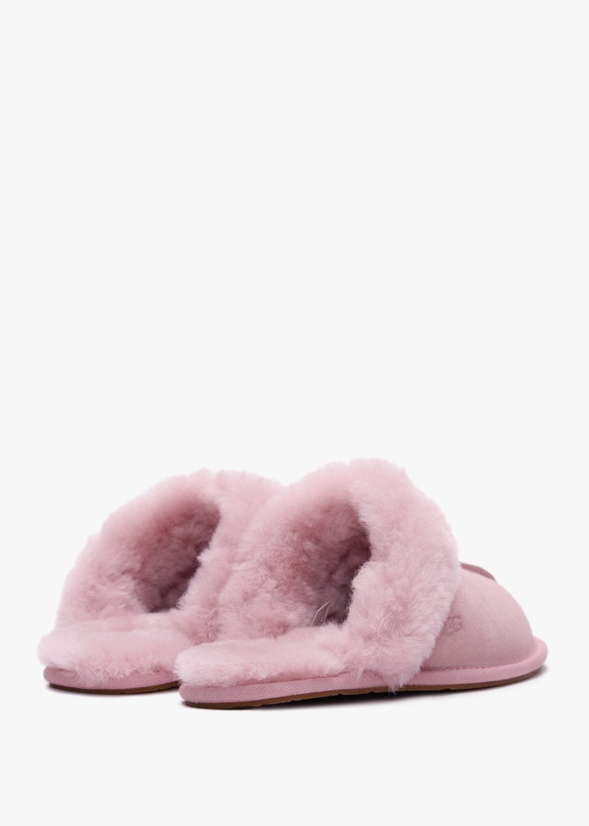 Women's Scuffette II Pink Crystal Suede Shearling Slippers