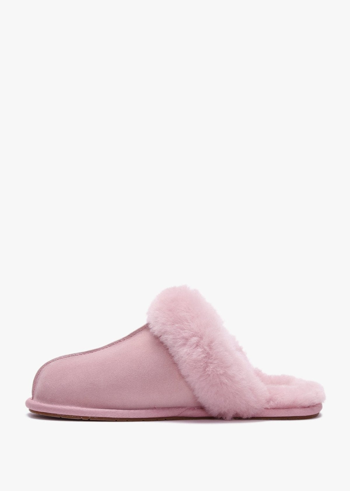 Women's Scuffette II Pink Crystal Suede Shearling Slippers
