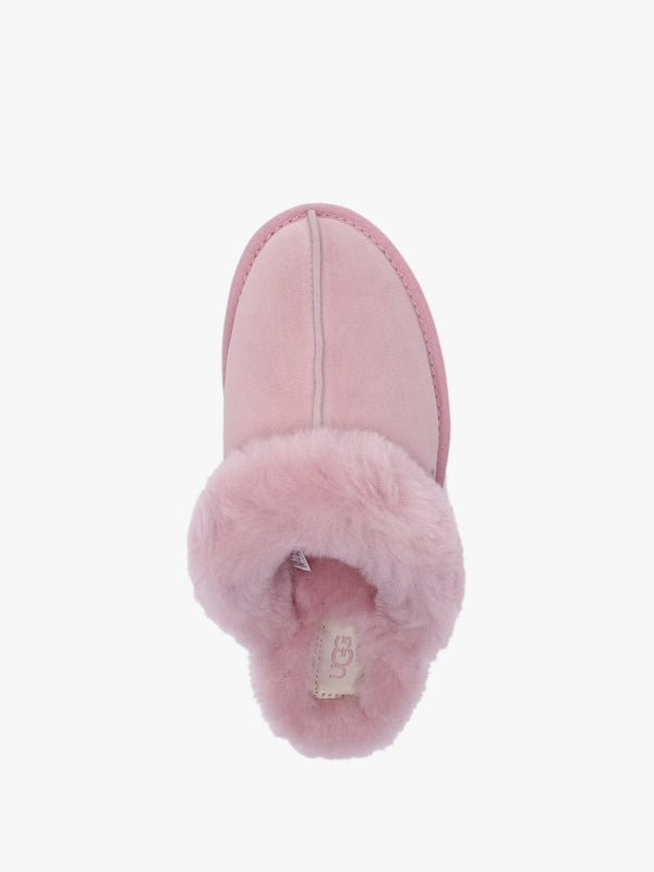 Women's Scuffette II Pink Crystal Suede Shearling Slippers