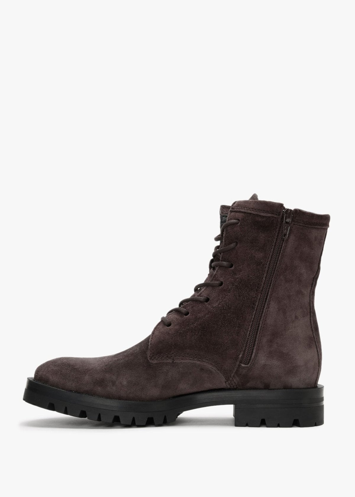 Parsley Brown Suede Lace Up Ankle Boots