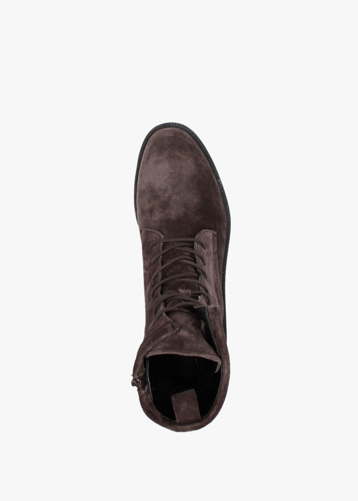 Parsley Brown Suede Lace Up Ankle Boots