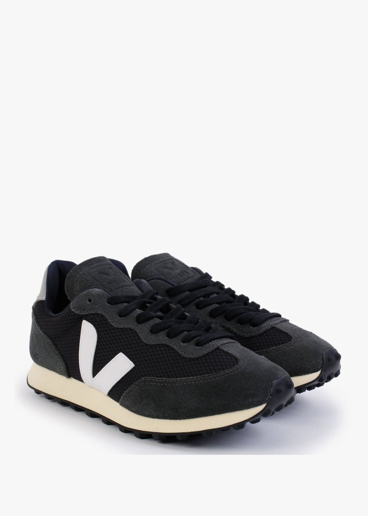 Rio Branco Alveomesh Black White Oxford Grey Trainers