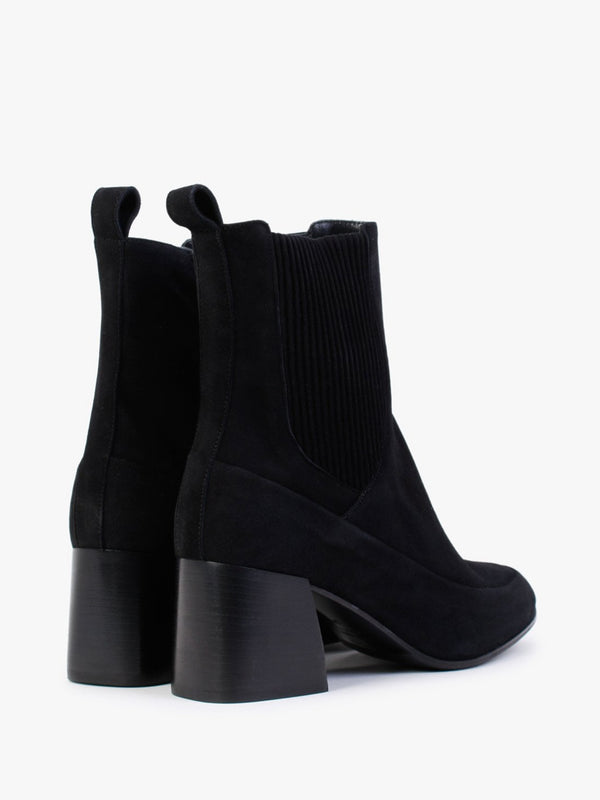Nocky Black Suede Ankle Boots