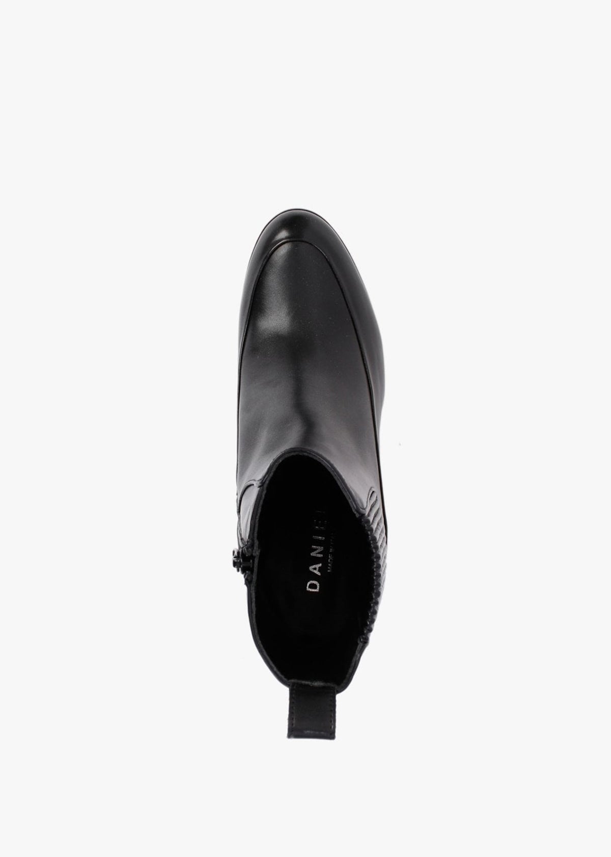 Nocky Black Leather Ankle Boots