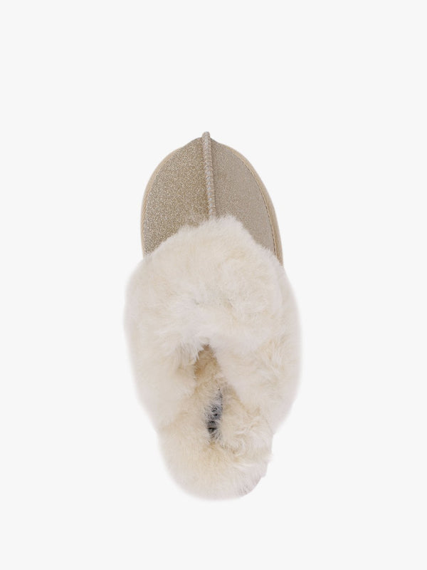 Soglit Gold Sheepskin Slippers