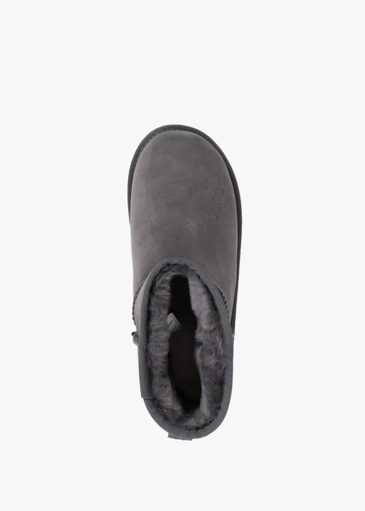 Heritage Xtra Short Gray Twinface Sheepskin Boots