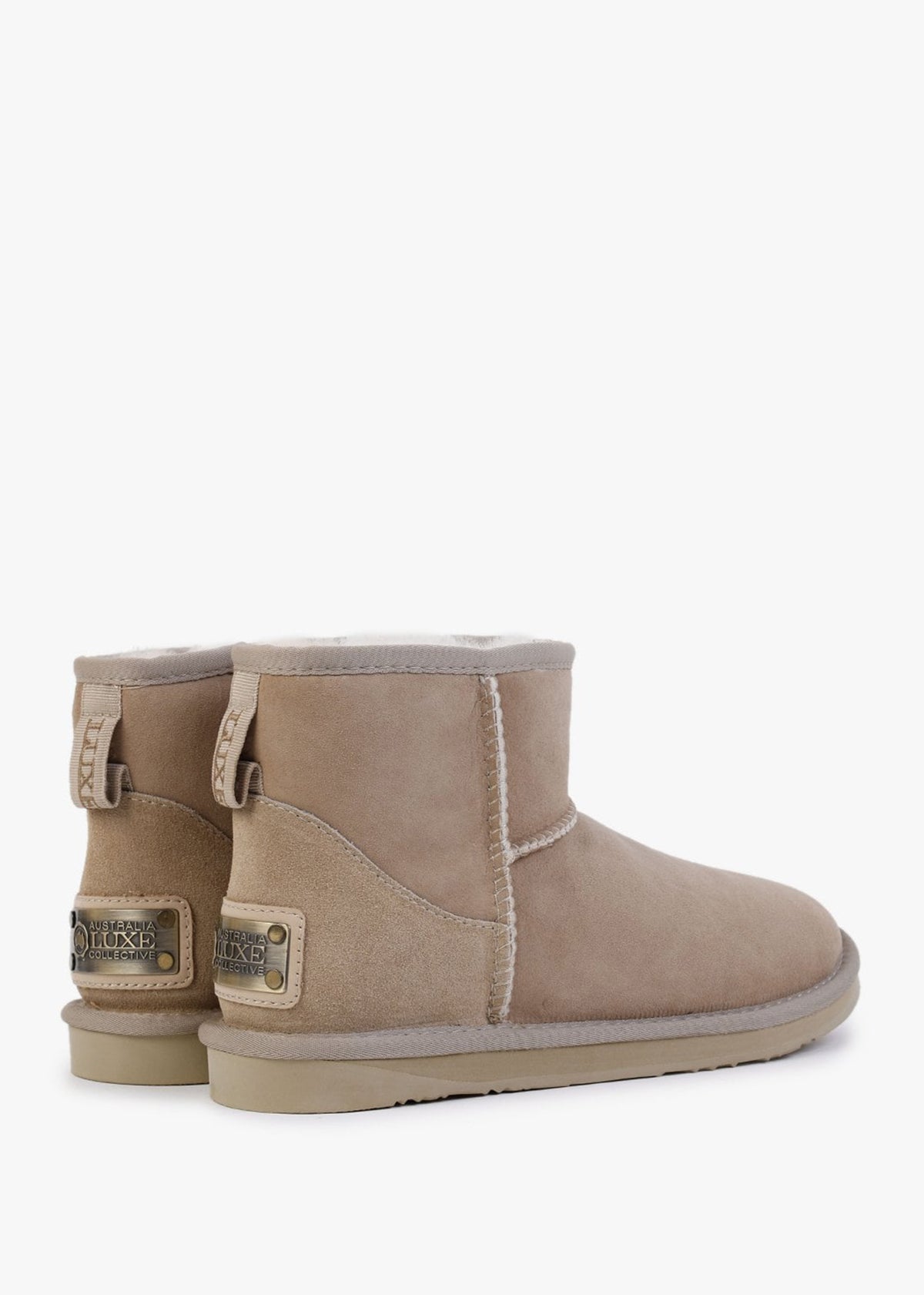 Heritage Xtra Short Sand Twinface Sheepskin Boots