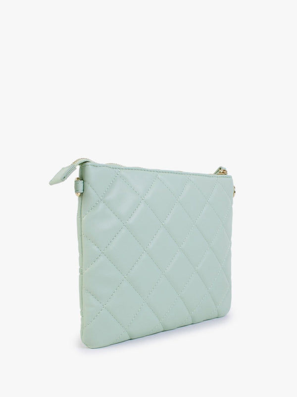 Ada Aloe Quilted Cross-Body Bag
