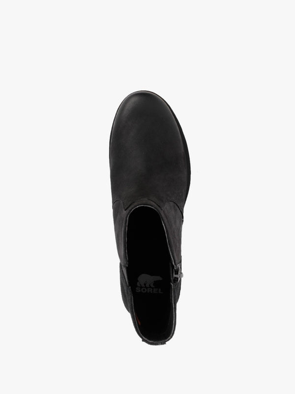 Emelie II Zip Black Sea Salt Leather Waterproof Ankle Boots
