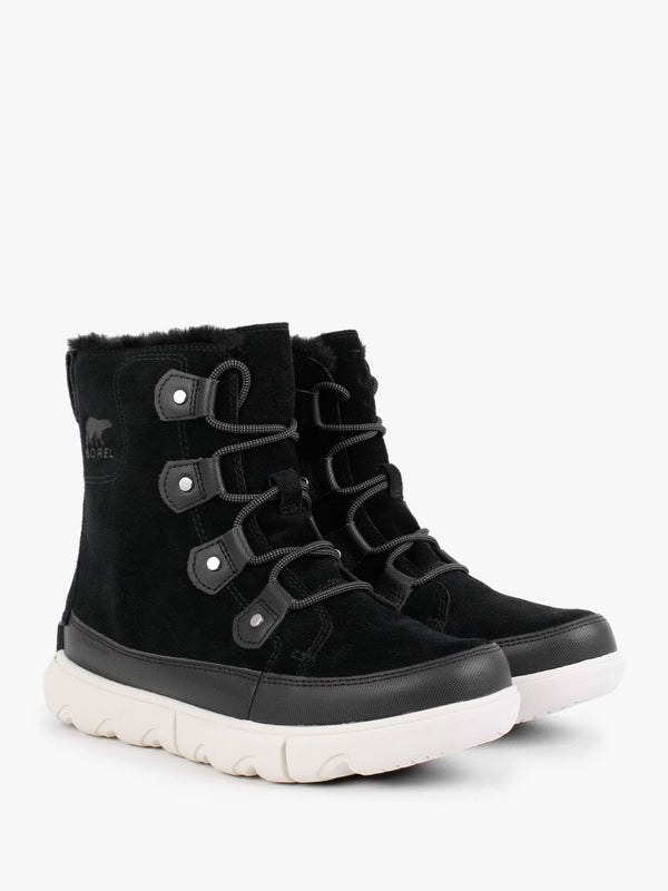 Explorer II Joan Black Fawn Suede Ankle Boots