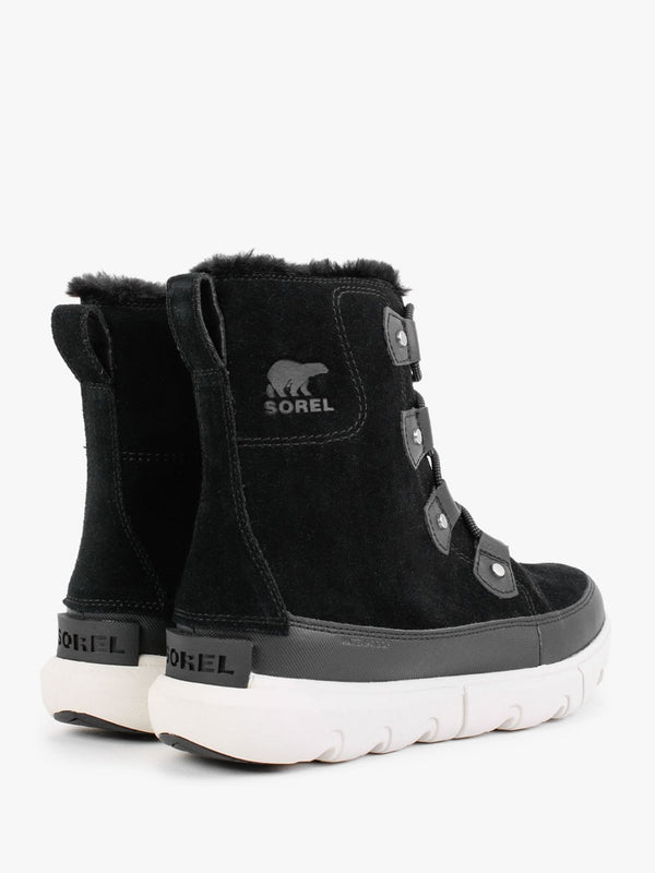Explorer II Joan Black Fawn Suede Ankle Boots
