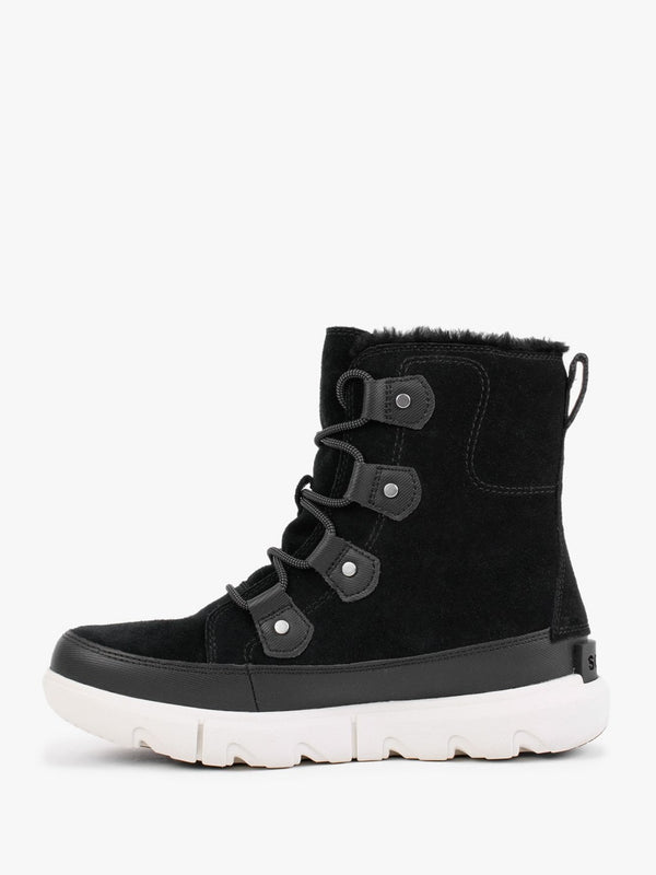 Explorer II Joan Black Fawn Suede Ankle Boots