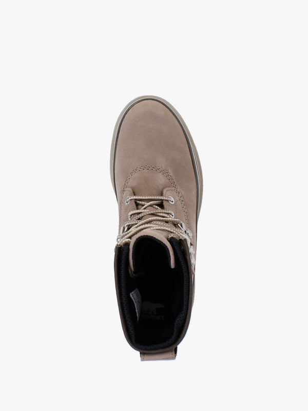 Lennox Street Omega Taupe Light Grey Leather Waterproof Boots