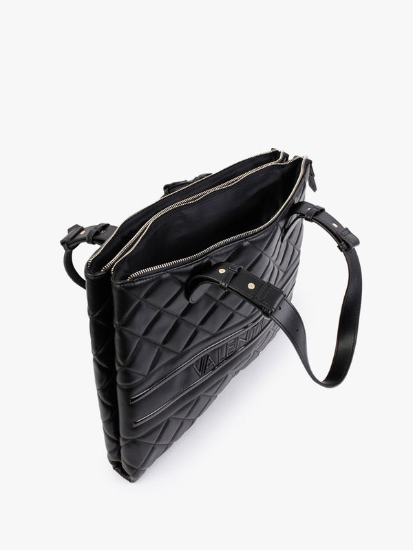 Ada Black Quilted Shopper Bag