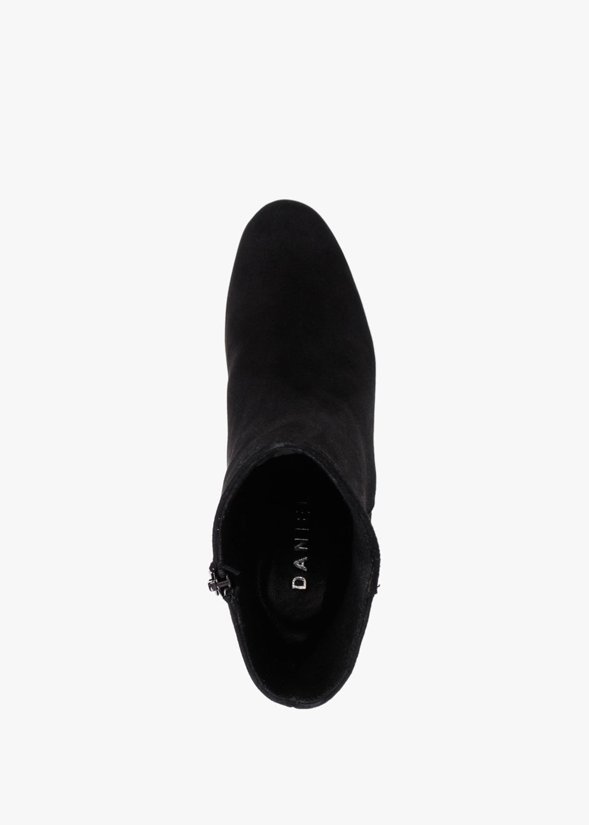 Aplatte Black Suede Platform Ankle Boots
