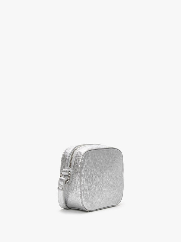 Divina Argento Pebbled Camera Bag