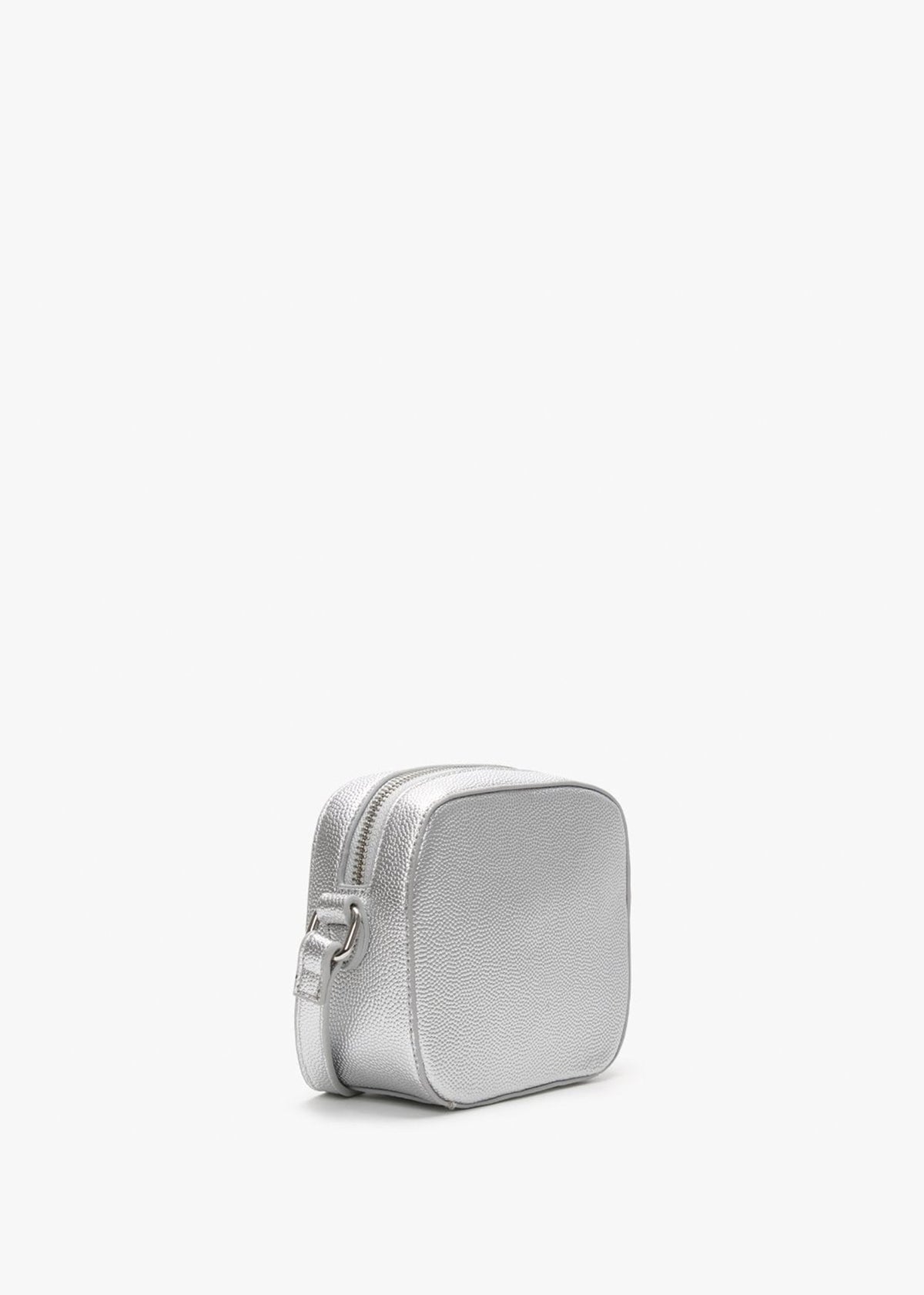 Divina Argento Pebbled Camera Bag
