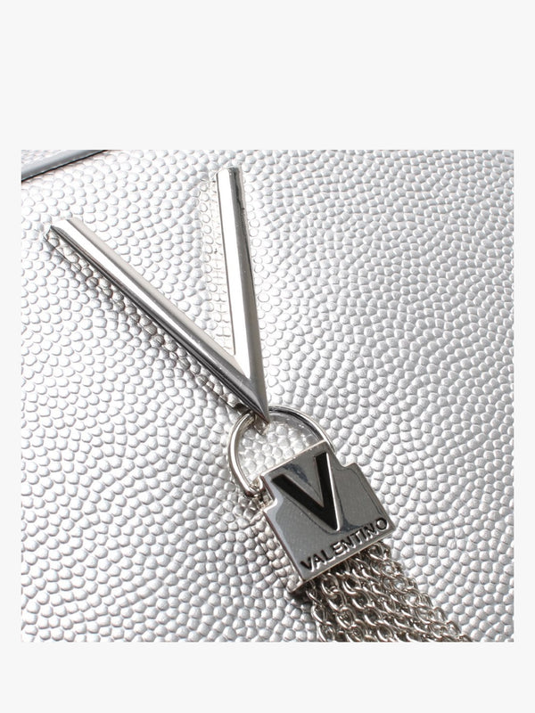 Divina Argento Pebbled Camera Bag