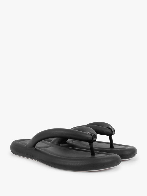 Free Vegan Black Flip Flops