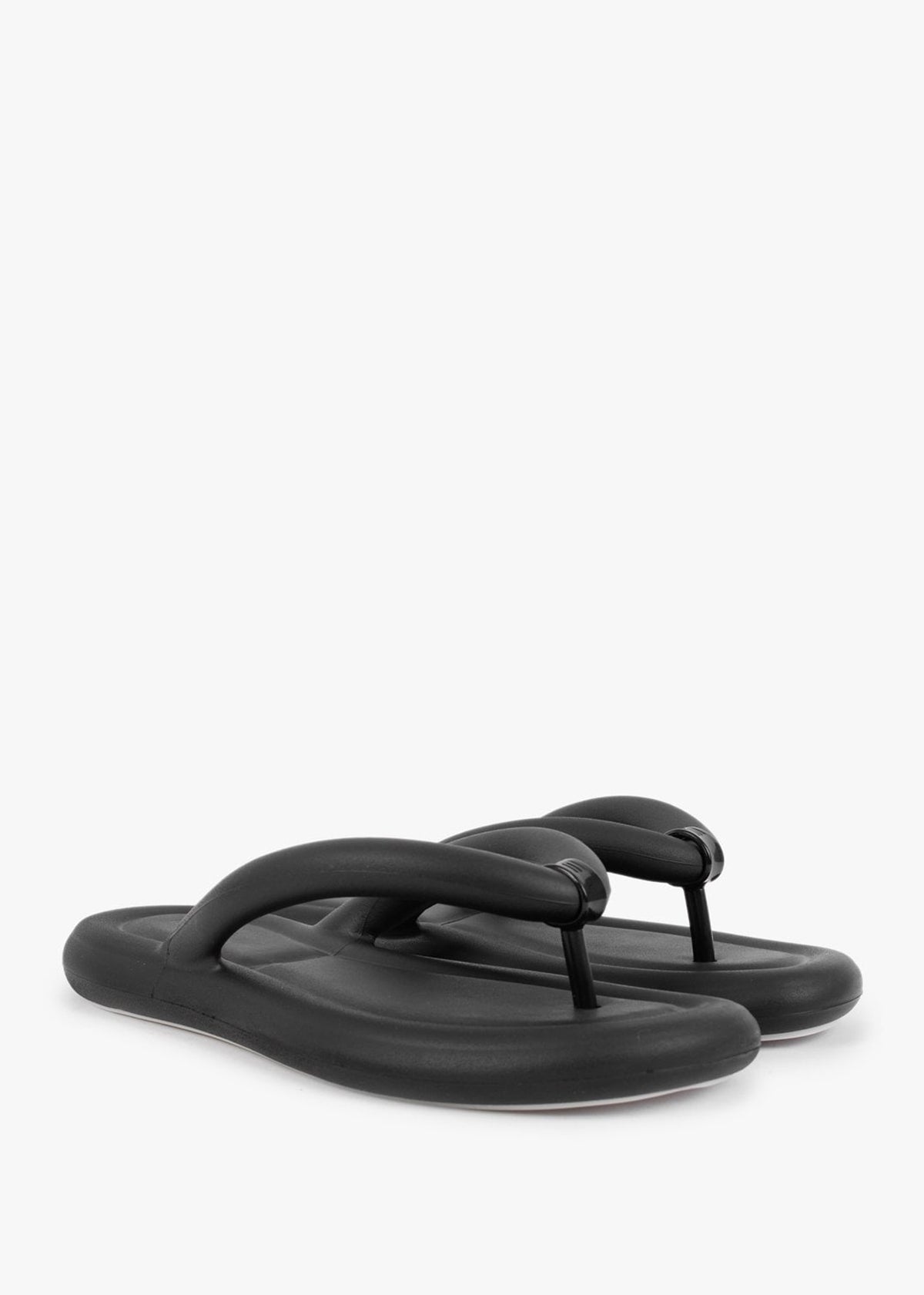 Free Vegan Black Flip Flops