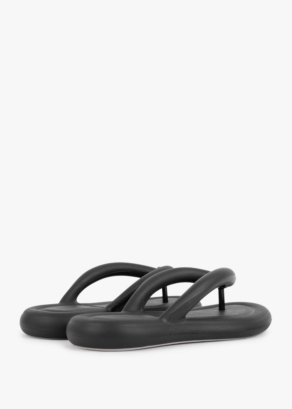 Free Vegan Black Flip Flops