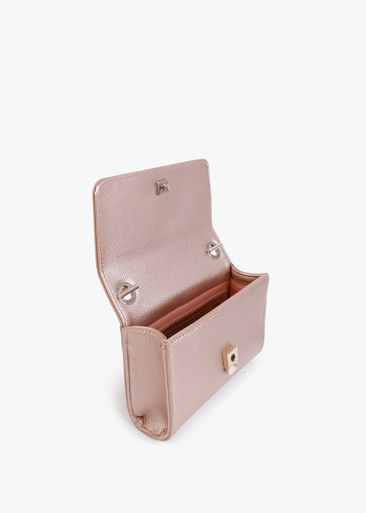 Divina Oro Rosa Pebbled Shoulder Bag