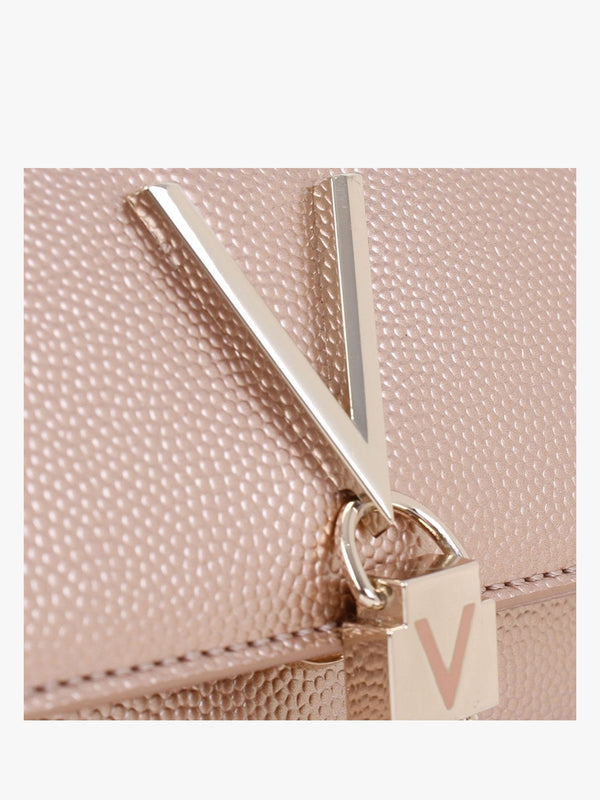 Divina Oro Rosa Pebbled Shoulder Bag