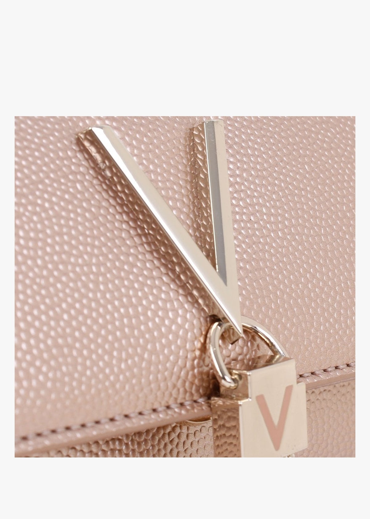 Divina Oro Rosa Pebbled Shoulder Bag