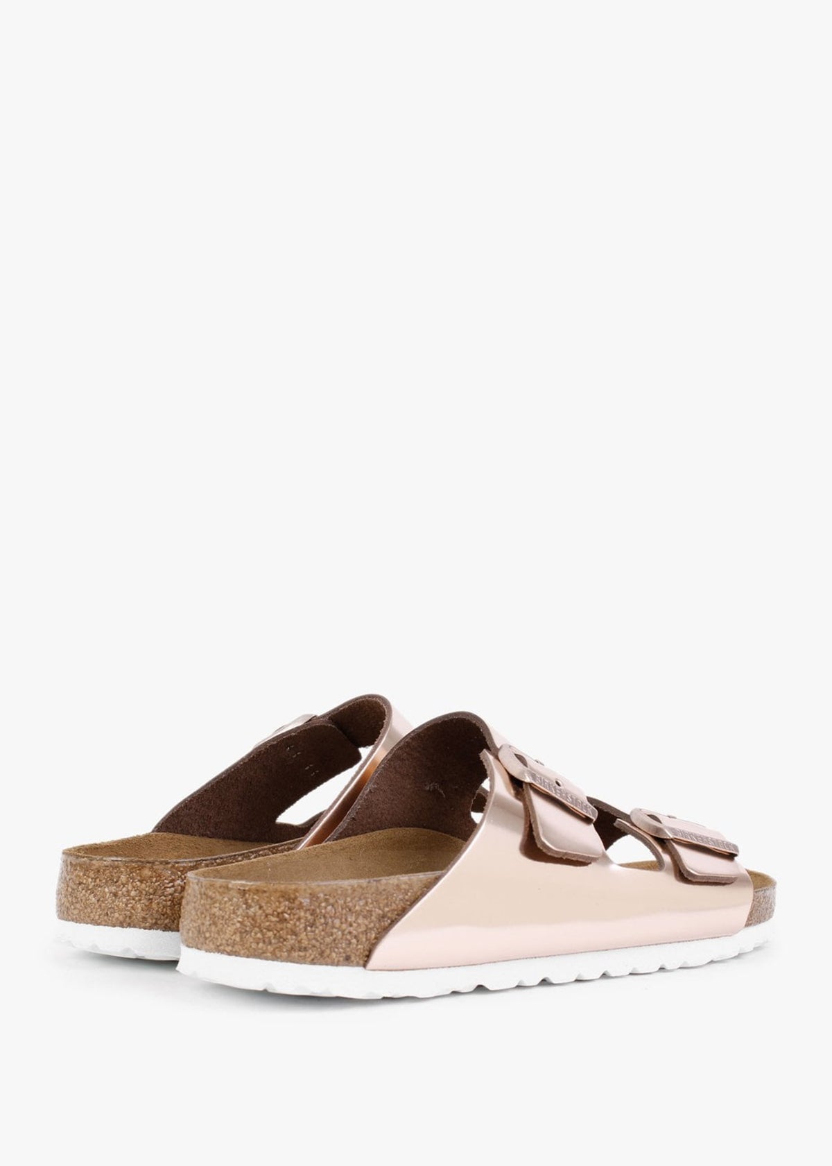 Arizona Soft Foot-Bed Metallic Copper Two Bar Mules
