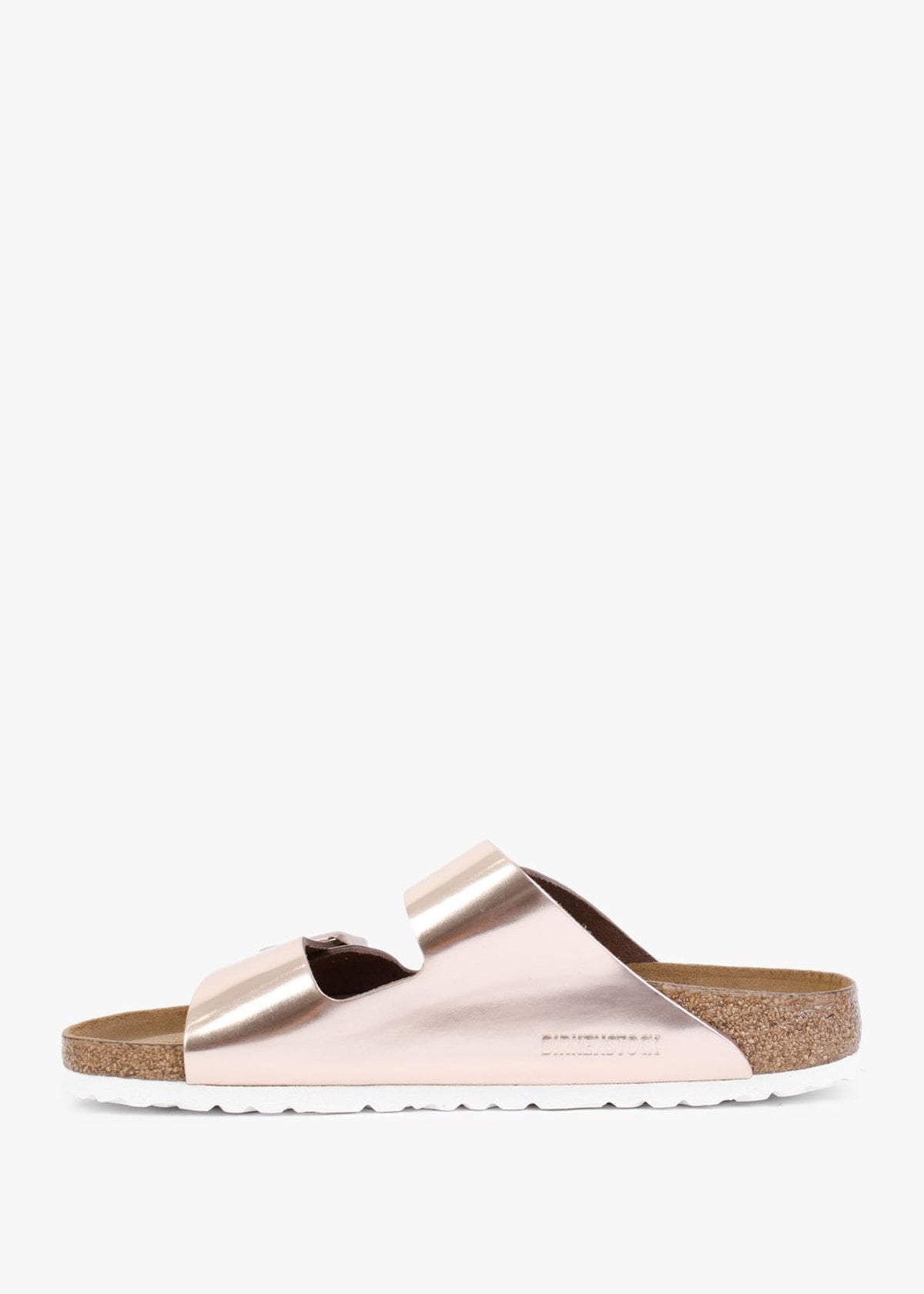 Arizona Soft Foot-Bed Metallic Copper Two Bar Mules