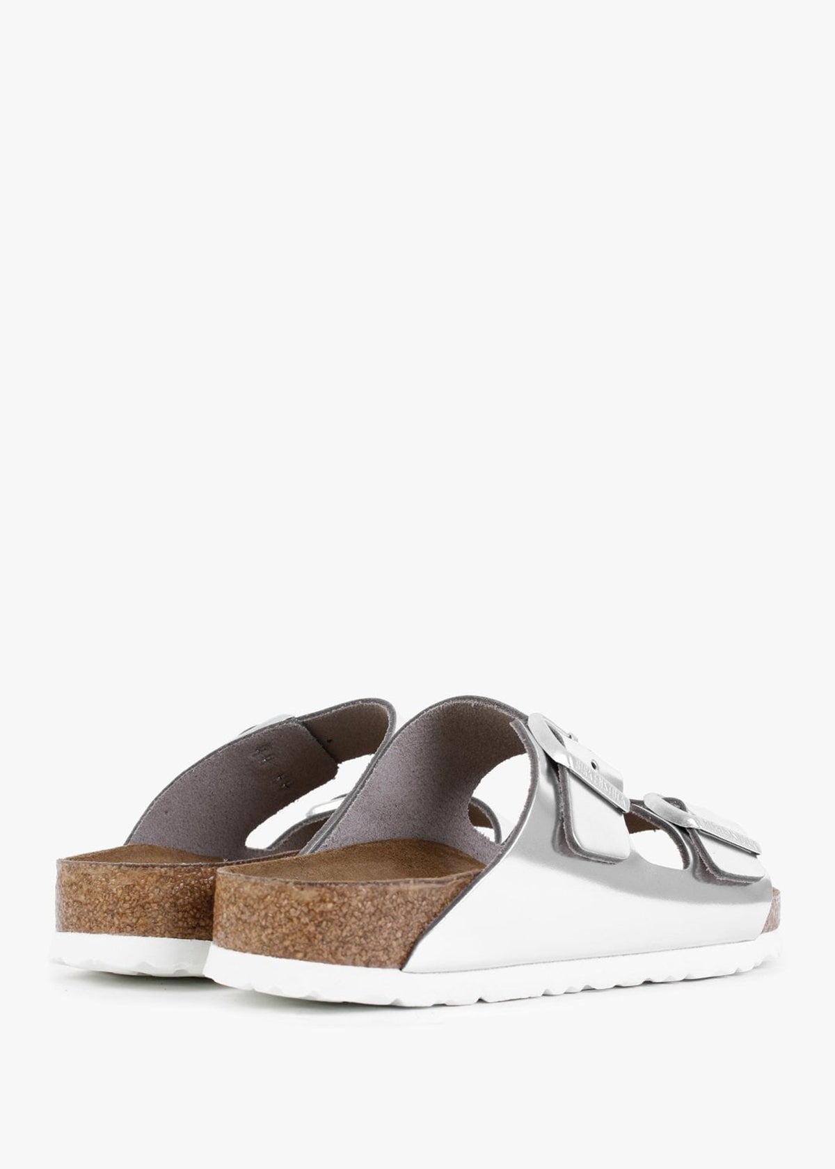Arizona Soft Foot-Bed Silver Two Bar Mules