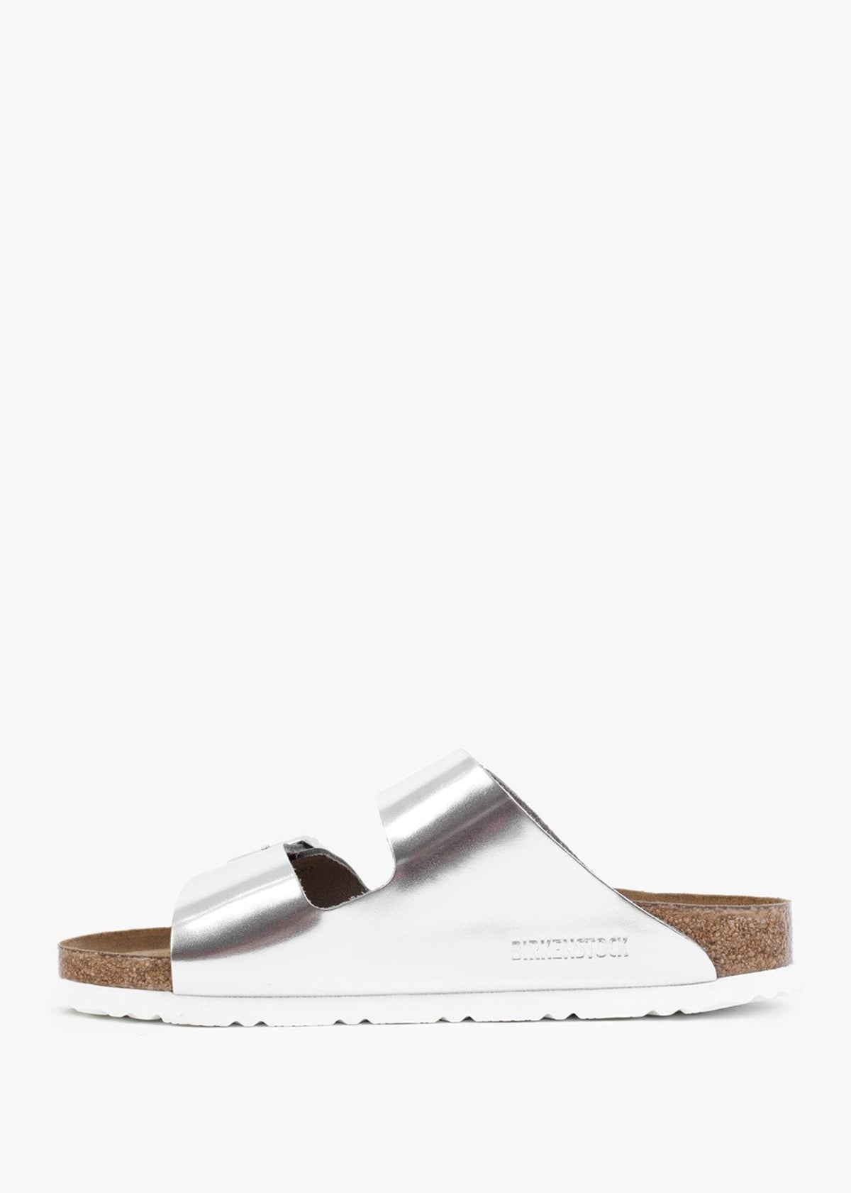 Arizona Soft Foot-Bed Silver Two Bar Mules