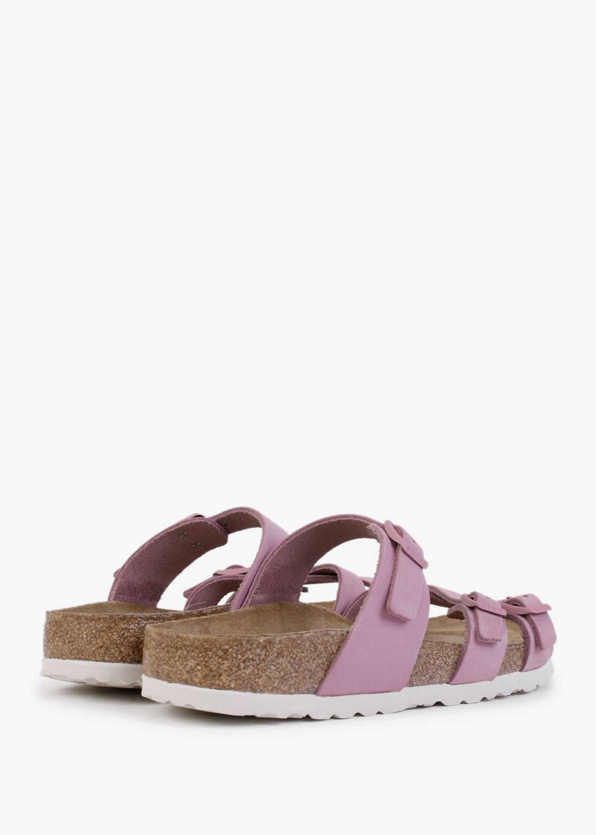Franca Orchid Nubuck Leather Cross Strap Mules