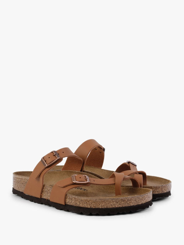 Mayari Ginger Brown Birko-Flor Thong Sandals